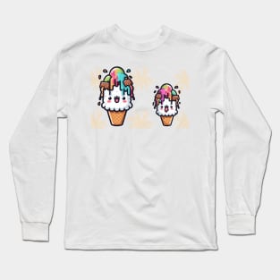 FLUFFY ICE CREAMS Long Sleeve T-Shirt